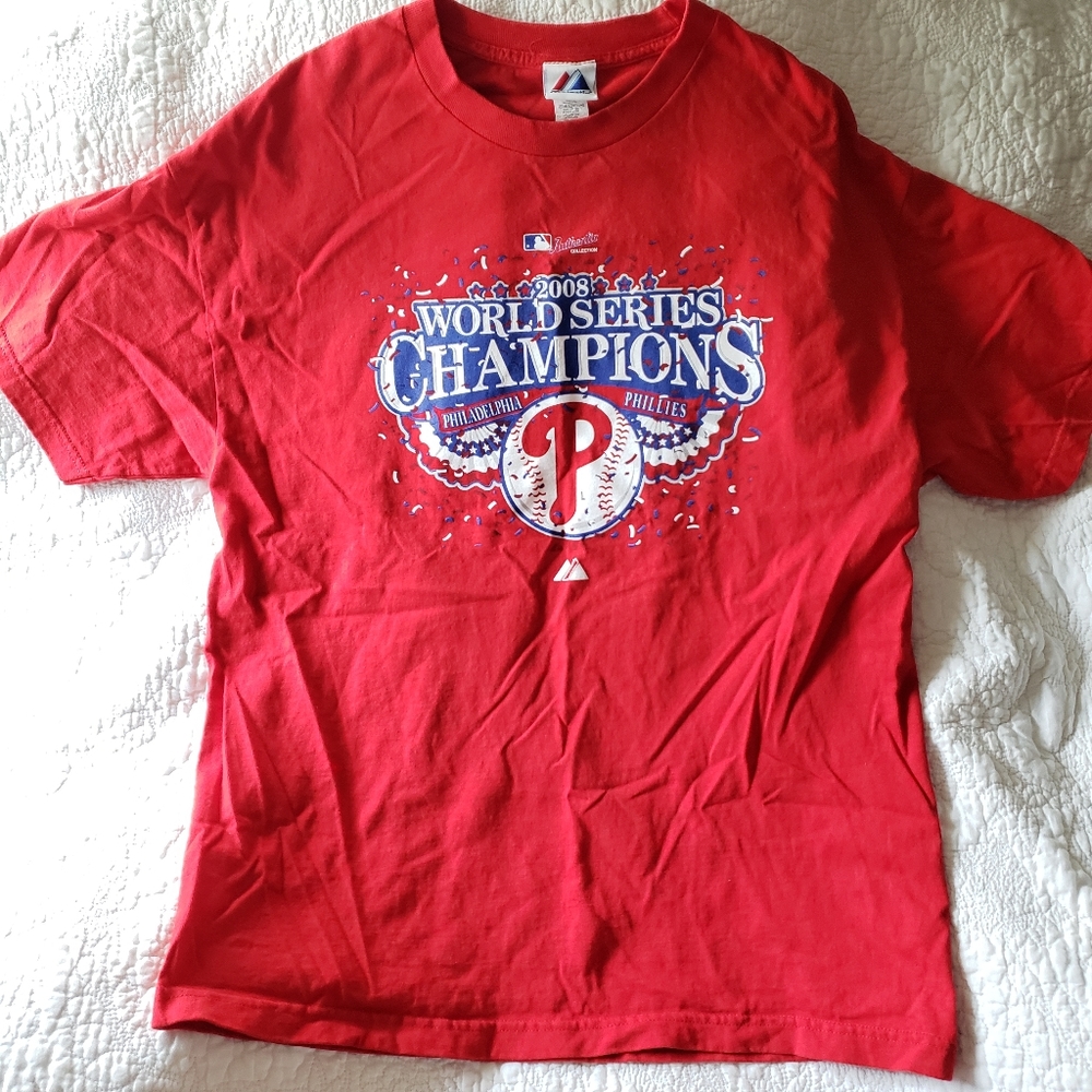VINTAGE Phillies 2008 World Series Champions t-shirt